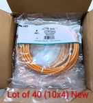 Lot Of 40 Panduit UTPSP10ORY CATEGORY-6 8-CONDUCTOR Strain Cord 10-FEET Orange New. Price: $76.99.