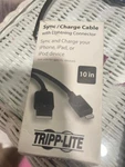 Tripp Lite Usb Sync Charge Cable With Lightning Connector 10 Black IPHONE(4A) Open. Price: $9.99.