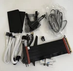 Pcie 4.0 Gpu Vertical Mount Lot Linkup Ultra Riser, Brackets, Cables, Hardware Used. Price: $98.89.