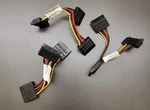 3X Dell Foxconn Sata Power Connector Splitter Cable 3.75" 0N701D Used. Price: $10.00.