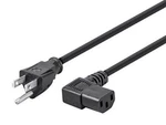 Monoprice 6FT 14AWG Right Angle Power Cord Cable W/ 3 Conductor Pc New. Price: $28.19.