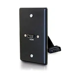 C2G Hdmi Pass Through Single Gang Electrical Distribution Wall Plate Black New. Price: $19.22.