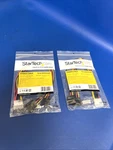 Lot Of 2X Startech 12IN/304.8 Mm LP4 Pin Slimline Sata Cables. Open. Price: $18.00.
