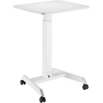 Kantek KTKSTS300W Mobile Height Adjustable Sit To Stand Desk, White New. Price: $90.04.