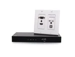 C2G31012 Hdmi Hdbaset + Vga, 3.5MM, And Usb-b To Over Cat Extender Wall Pl New. Price: $847.95.