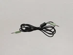 3.5MM Aux Cable Monitor Sound Audio Adapter Male Stereo Cord 6FT Open. Price: $10.89.