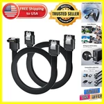 Lightweight 2-PACK Sata Data Cables: Right-angle & Straight, 7-PIN Connectivity New. Price: $11.99.