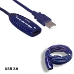 Kntk 16FT Usb 2.0 Active Extension Cable Repeater W/ Nec Ic Chip UPD720114 Blue New. Price: $31.14.