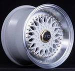 Wheels Rim JNC004S White Machined Lip Gold Rivets 18X9.5 5X100/5X114.3 ET30 New. Price: $314.68.