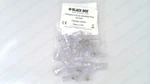 Black Box C6EZUP-25PAK, CAT6 Modular Plug Connector, New #338728. Price: $56.25.