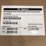 Lenovo Cable Lock Twin Head Security 45K1620 Kensington Open. Price: $10.00.