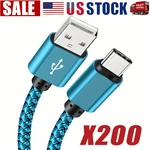 Braided Usb Type-c For Iphone 17/16/15 Cable Fast Charger Charging Data Cord Lot New. Price: $170.38.