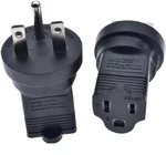 Toptekits 5-15R Travel Adapter Converter, NEMA6-15P Male New. Price: $12.74.