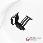 Fractal Design FD-A-FLX2-001 Pcie 4.0X16 Black Vertical Gpu Riser With Bracket Open. Price: $69.99.