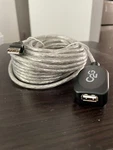C2G 12M Active Extension Cable Usb 2.0 -silver New. Price: $15.00.