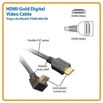 Tripp Lite P568006RA 6FT Hdmi Cable Right-angle Male Gold New. Price: $32.58.