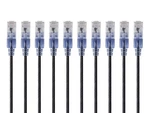 X Monoprice 5FT CAT6A Patch Cable Snagless 10GB Pure Bare Copper Slimrun New. Price: $17.99.