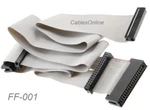 24" Universal 34-PIN Floppy Ribbon Cable For 3.5" And/or 5.25" Drives New. Price: $10.95.