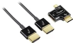 Rocketfish Super Low Profile High Speed Hdmi Cable + Gold Mini Micro Adapter Open. Price: $19.95.