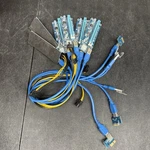 Tested Working Gpu Risers Lot Of + Cables PCE164P-NO7 Used. Price: $20.00.