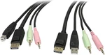 6FT 4-IN-1 Displayport Kvm Switch Cable W/audio & Microphone (DP4N1USB6),BLA New. Price: $47.99.
