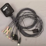 Iogear GCS92HU 2-PORT 4K Usb Cable Kvm Switch W/hdmi Preowned Tested Working Used. Price: $30.00.