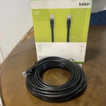 Belkin A3L791BT10MBLKS CAT-5E Ethernet Patch Cable New Sealed. Price: $7.99.