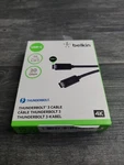 Belkin - 2.6' Thunderbolt Cable Ubs Black (4GB Speed 2.6FT) Open. Price: $19.99.