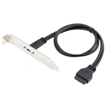 Nfhk Single Port 3.1 Type Usb-c Female To 3.0 Motherboard 40CM New. Price: $15.44.