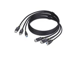 Startech 6FT (1.8M) Dual-displayport And Usb 5GBPS Kvm Cable, 4K 60HZ, Dp 1.2 New. Price: $42.49.