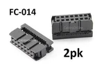 2-PACK 14-PIN Female Idc 2.54MM Pitch Socket Connector, Cablesonline FC-014 New. Price: $7.98.