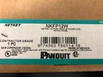 Panduit NKFP12W Netkey Port Snap In Faceplate Patch Panel New. Price: $11.00.