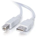 C2G Usb 2.0 Type-a Male To Type-b Cable (16.4', White) 13401 New. Price: $22.00.