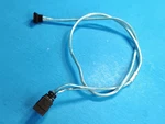 Supermicro 15IN/37CM Slim Round Straight To Right Angle Sata Drive Cable, Blue Used. Price: $6.34.