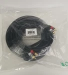 Monoprice Premium Rca PLUG/2 M/m Cable - 75 Feet Black 22AWG New. Price: $25.00.