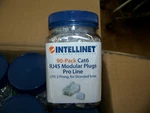 Intellinet CAT6 RJ45 Modular Plugs Utp, 2-PRONG Ea. 790611 New. Price: $14.99.