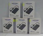 Wavlink WL-UG7602HC USB3.0 To Hdmi Dual Display Adapter 5 Pack Open. Price: $99.99.