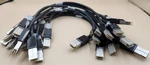 Lot Of 13 Leoni L45593-E101-D5 0.5M Bladestack Cable Assembly Oem Unit Cord Used. Price: $47.00.