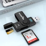Usb 3.0 Sd Card Reader, Rocketek 2 Slots Memory With Build-in M... New. Price: $16.96.