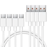 Anlink 4-PACK, 3FT Usb Cable, 3A Fast Charging And Data Sync White New. Price: $15.44.
