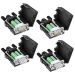 Dbilida DB9 Solderless Connector (2MALE+2FEMALE), 2MALE+2FEMALE, Black New. Price: $42.98.
