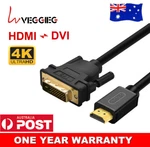 Original Genuine Veggieg Hdmi To Dvi M/m Adapter Cable 2K*4K Ultrahd Cord Lead Brand. Price: $21.55.