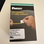 Panduit P1 S100X225VAC Self-lam, Vinyl, Yellow, 125 Lbls, 1.0 2.25 X75 New. Price: $24.99.