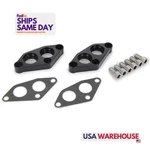 Meziere WP84S, Pack Black Aluminum Water Pump Port Adapters 12AN Female Bbm New. Price: $170.70.