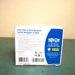 Tripp-lite CU881E Ftdi Usb To Null Modem Serial Adapter Cable New. Price: $14.00.