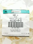 (500) Natural Adhesive Cord Clips Great For Automotive 0.62" (15.7MM) Max Bundle New. Price: $79.00.
