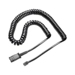Plantronics 38099-01 U10P-S Qd Cable For Yealink Grandstream Snom Obihai Phones New. Price: $29.88.