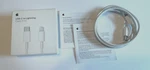 Genuine Apple Usb-c To Lightning 1M/3FT Charging Cable MUQ93AM/A 20 Watt White Open. Price: $7.99.