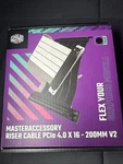 Cooler Masteraccessory Riser Cable Pcie 4.0 X16 200MM V2 Black New. Price: $24.99.