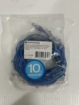 New Monoprice 15154 3FT CAT6A Ethernet Patch Cable Snagless RJ45 (10-PACK). Price: $24.95.